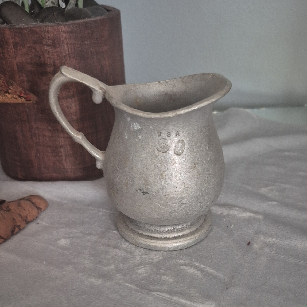 Vintage Wilton Armetale Pewter Cream Pitcher